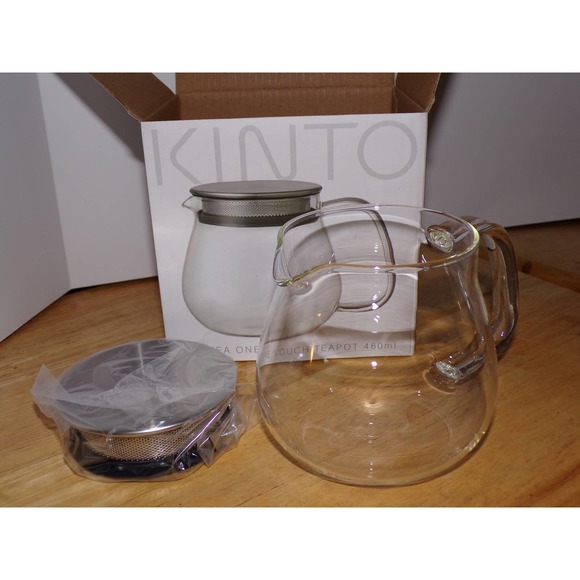 Kinto Unite One Touch Teapot 460ml - Picture 1 of 8
